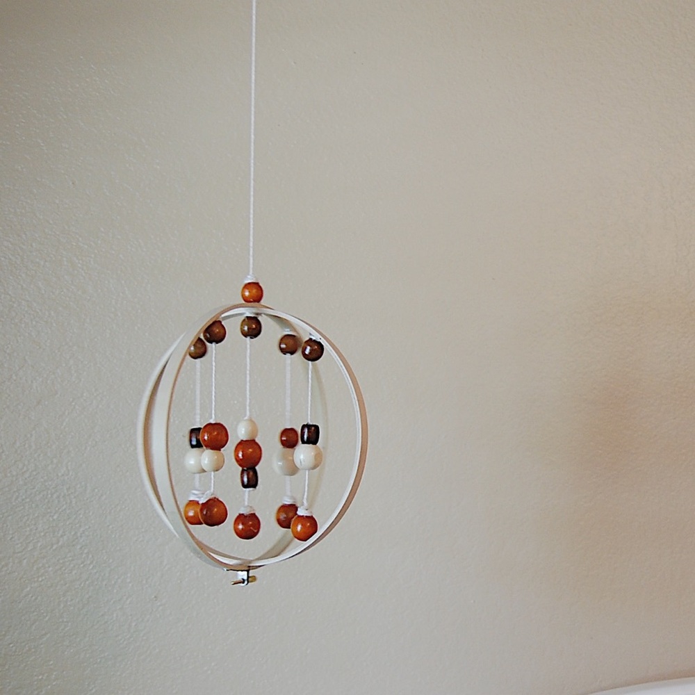 Wooden Beaded Mobile